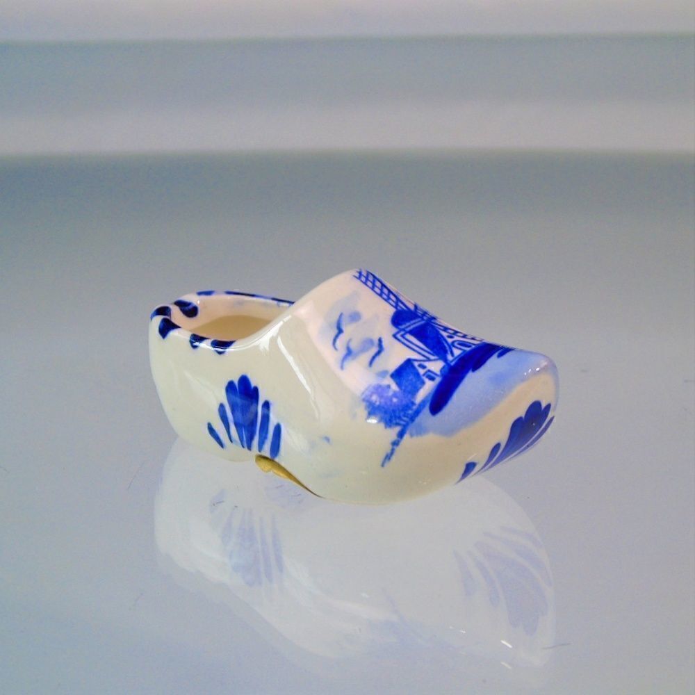 Dutch Shoe Clog Delftware Blue Delft